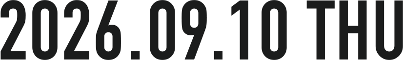 2026.09.10 THU -