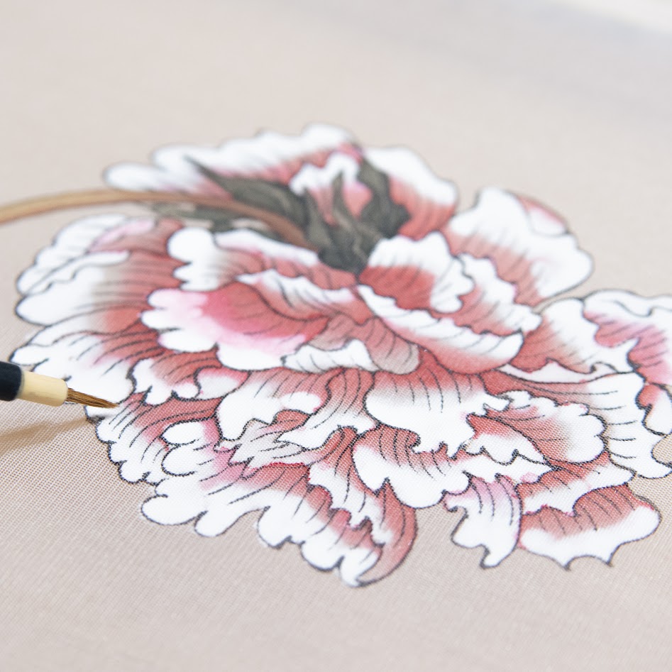 PIGMENT TOKYO ワークショップ ［特講］絵絹に花をえがく